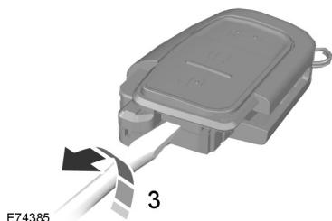 FORD FIESTA 2013 - Télécommande avec lame de clé escamotable - 2