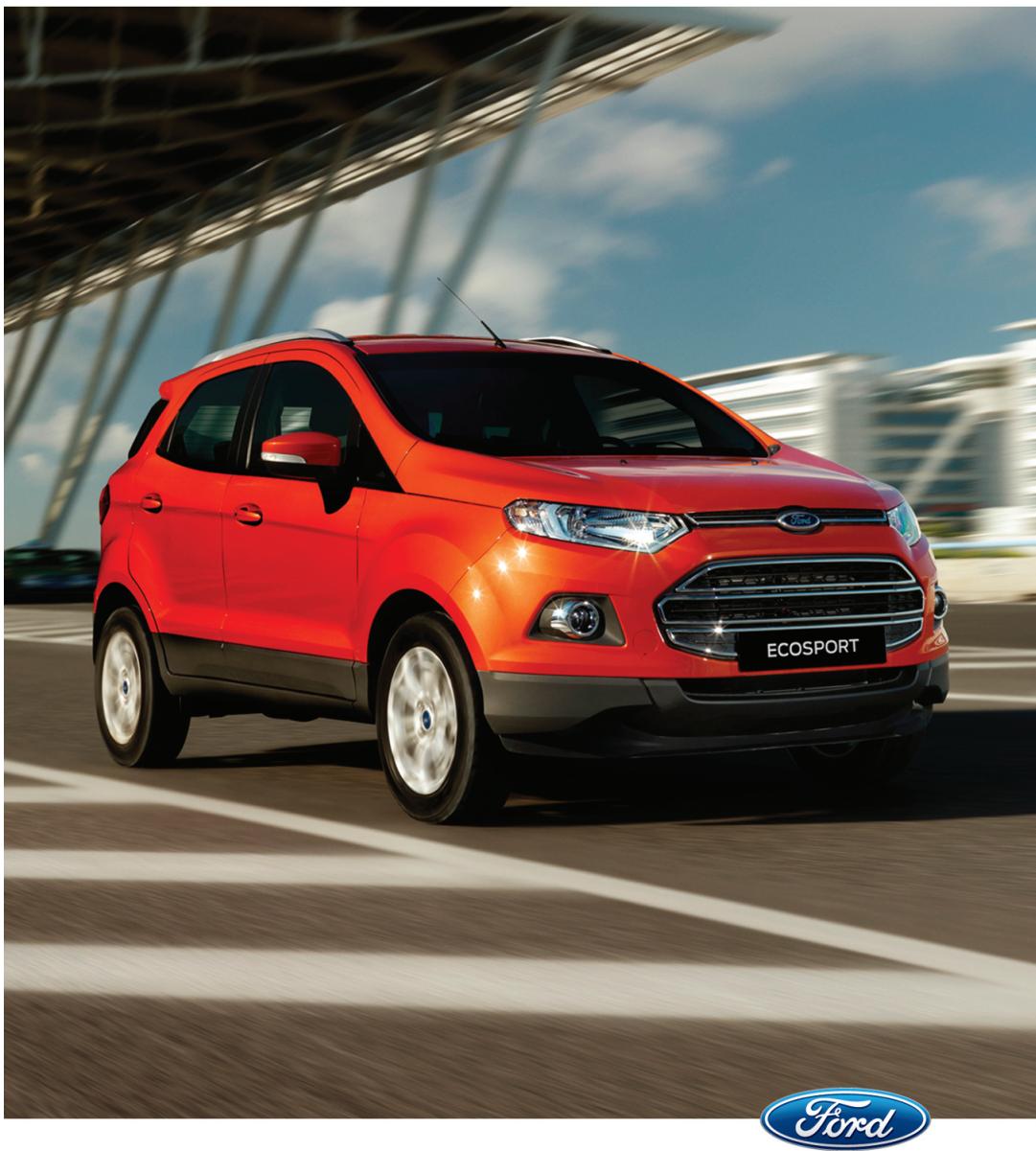 FORD ECOSPORT 2013 - FORD ECOSPORT Manuel du conducteur - 1