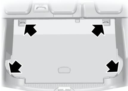 FORD ECOSPORT 2013 - POINTS D'ANCRAGE DES BAGAGES - 1