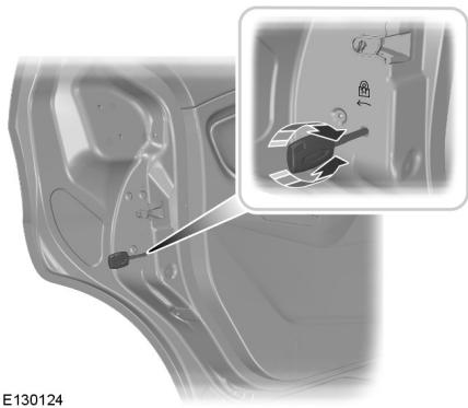 FORD ECOSPORT 2013 - Déverrouillage avec la clé - 1