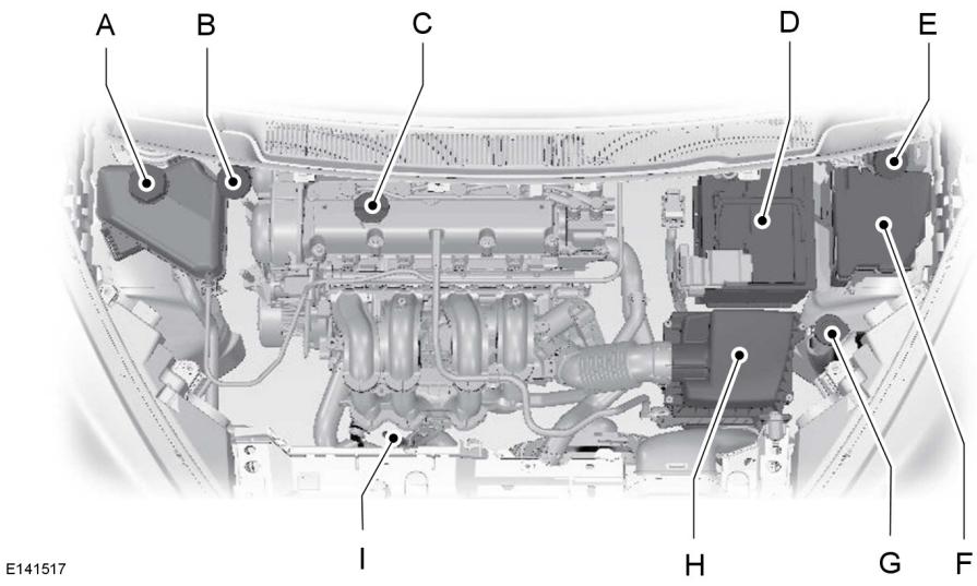 FORD FIESTA 2012 - VUED'ENSEMBLESOUSLECAPOT-1.25LDURATEC-16V (SIGMA) - 1