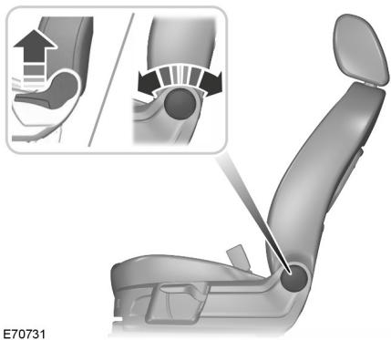 FORD FIESTA 2012 - Réglage du support lombaire - 2