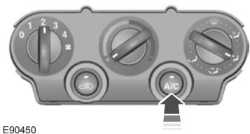 FORD FUSION 2011 - Abaissement de la température avec apport d'air extérieur - 1