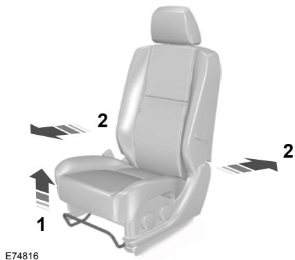 FORD FUSION 2011 - Avance et recul des sièges - 1
