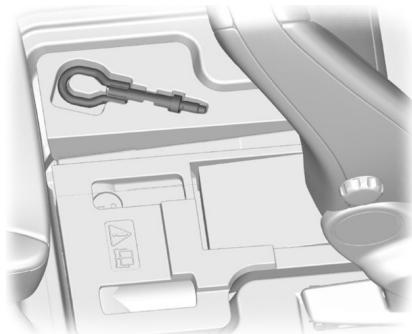 FORD GALAXY 2013 - Emplacement de l'anneau de remorquage - 1