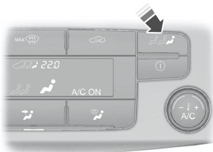 FORD GALAXY 2013 - Permutation entre le mode climatisation avant et arrière - 1