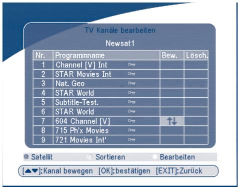 STRONG SRT 6015 - ■ Programmplatz ändern - 1