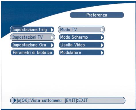 STRONG SRT 6015 - Regolazioni TV - 1