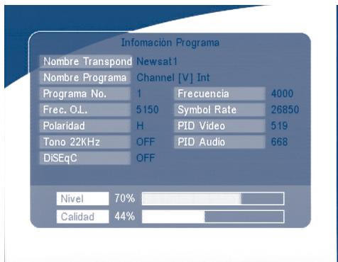 STRONG SRT 6015 - Informaciones de programa - 1