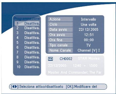STRONG SRT 6015 - E possile attivare un timer direttamente dal menu EPG. - 1