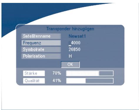 STRONG SRT 6015 - Transponder hinzufugen - 1