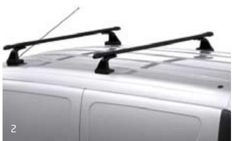 DACIA LOGAN PHASE 2 - BARRES De TOIT tranversales ACIER - 2