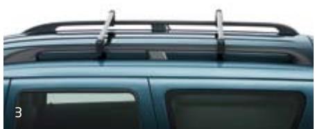 DACIA LOGAN PHASE 2 - BARRES De TOIT tranversales ACIER - 3