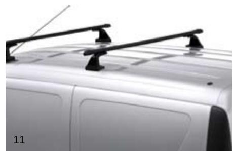 DACIA LOGAN PHASE 2 - BARRES de TOIT transversales ACIER - 2