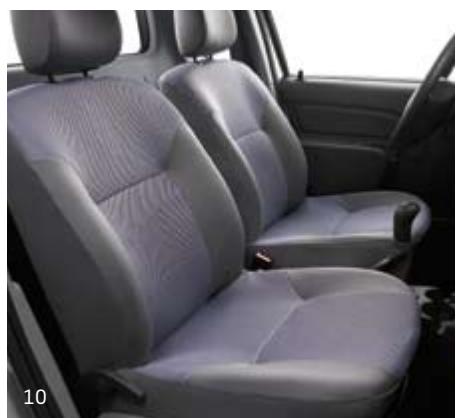 DACIA LOGAN PICK UP PHASE 2 - HOUSSE de siège SPORT - 8