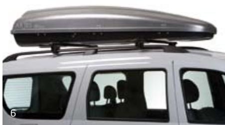 DACIA LOGAN VAN PHASE 2 - COFFRE de TOIT CARVER 400 - 3