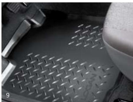 DACIA LOGAN VAN PHASE 2 - TAPIS BAC à NEIGE - 2
