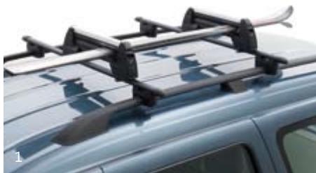 DACIA LOGAN VAN PHASE 2 - Porte-velo sur BARRES touring LINE 80 - 1