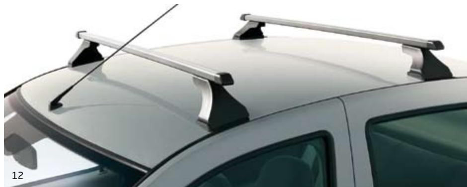 DACIA LOGAN VAN PHASE 2 - BARRES de TOIT transversales ACIER - 2