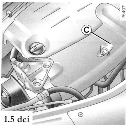 DACIA LOGAN VAN NO LIMIT 2009 - C - plaque moteur ou étiquette moteur - 3