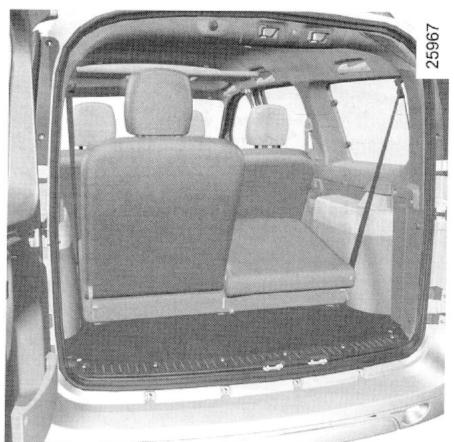 DACIA LOGAN VAN NO LIMIT 2009 - Pour repositionner le siège, latéral et la banquette - 3