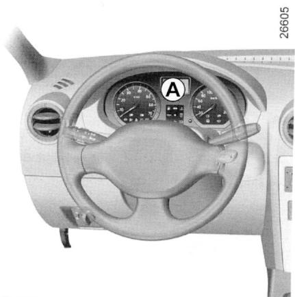 DACIA LOGAN VAN NO LIMIT 2009 - TABLEEAU DE BORD : tímoins lumineux - 1