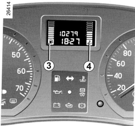 DACIA LOGAN VAN NO LIMIT 2009 - Témoin de désactivation de l'airbag passager avant - 2