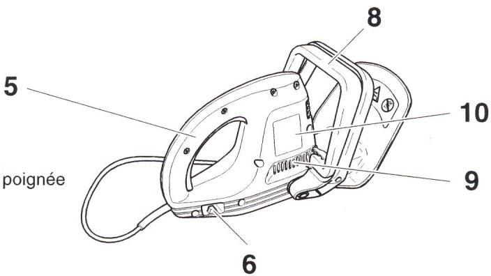 MAKITA UH 5520 - Désignation des pièces - 1