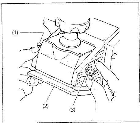 MAKITA 1002 BA - Réglage du sabot avant - 1