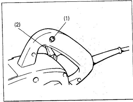 MAKITA 1002 BA - Réglage du sabot avant - 2