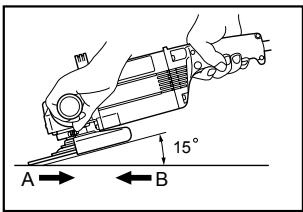 MAKITA 9607NB - Operación de amolado y lijado - 1