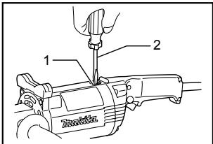 MAKITA 9607NB - Replacing carbon brushes - 2
