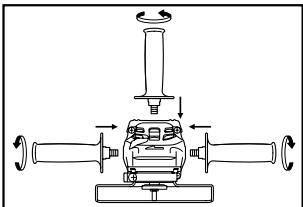 MAKITA GA9031 - Installing side grip (handle) - 1