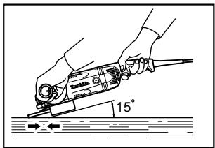 MAKITA GA9031 - Grinding and sanding operation - 1