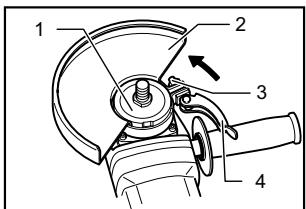 MAKITA GA9031 - For tool with clamp lever type wheel guard - 1