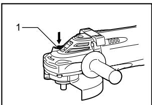 MAKITA GA9031 - Bloqueo del eje - 1