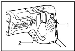 MAKITA HR2475 - Accionamento del interruptor - 1