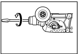 MAKITA HR2475 - Bit angle (when chipping, scaling or demolishing) - 2
