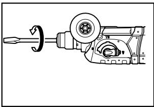 MAKITA HR2475 - Ángulo de cincel (al cortar, demoler o taller) - 2
