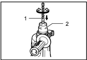 MAKITA HR2475 - Installing or removing the bit - 2