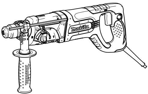 MAKITA HR2475 - Combination Hammer Marteau combiné Martillo combinado - 1