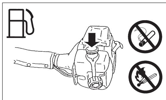 MAKITA UBH253U - Remplissage du réservoir - 5