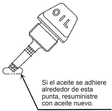 MAKITA UBH253U - Punto 1 en el reemplazo del aceite: "Medidor de aceite" - 1