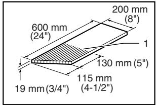 MAKITA 2702X1 - Ensemble de flasques dado (piece no 192693-8) - 4