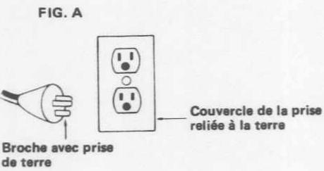MAKITA 2708 - Instructions pour la mise à TERRE - 1