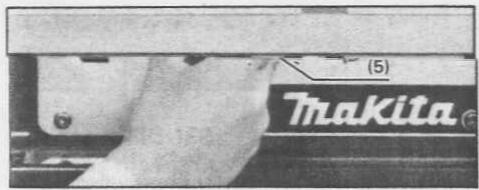 MAKITA 2708 - Réglage de la profondeur de coupe - 1