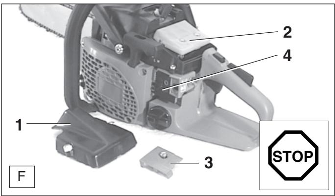 MAKITA DCS5200 - Cleaning the air filter - 1