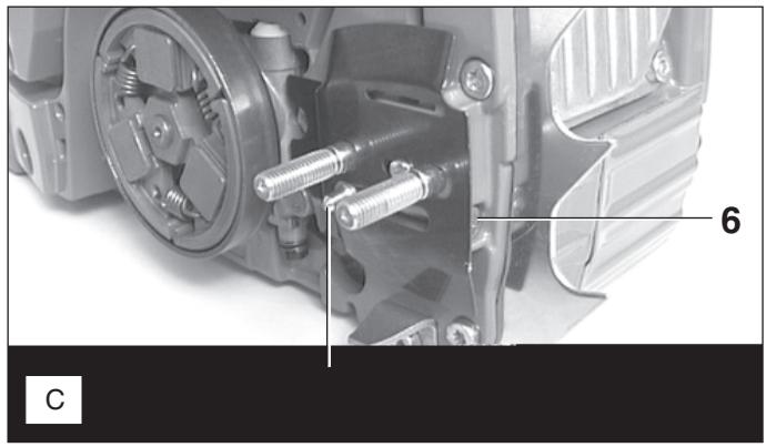 MAKITA DCS5200 - Mounting the guide bar and saw chain - 2