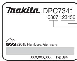 MAKITA DPC6440 - Élimination des déchets et protection de l'environnement - 6