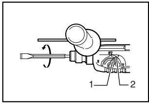 MAKITA HR2452 - Orientation du foret (lors d'un burinage, d'un écaillage, ou de travaux de démolition) - 1